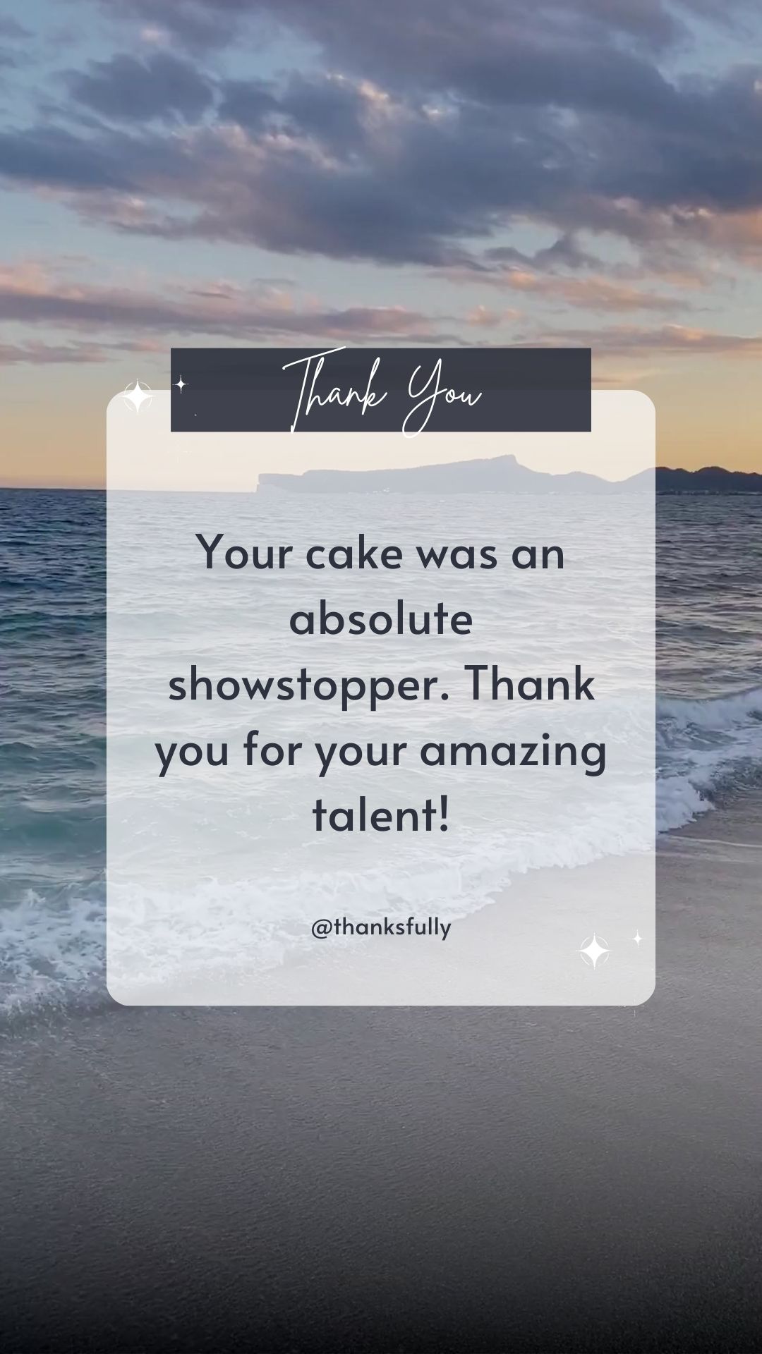 Thank you for the surprise cake quotes funny