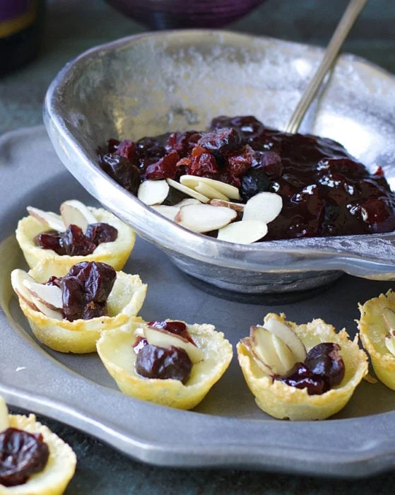 Cherry Brie Bites